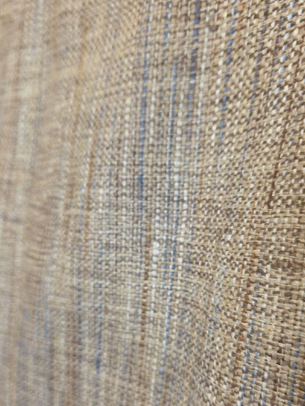 Men's Textured Silk Weave Beige-Brown Blazer See Measurements VTG